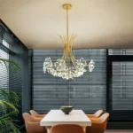 Dandelion Crystal Chandelier 13-19 Light Modern LED Ceiling Fixture6