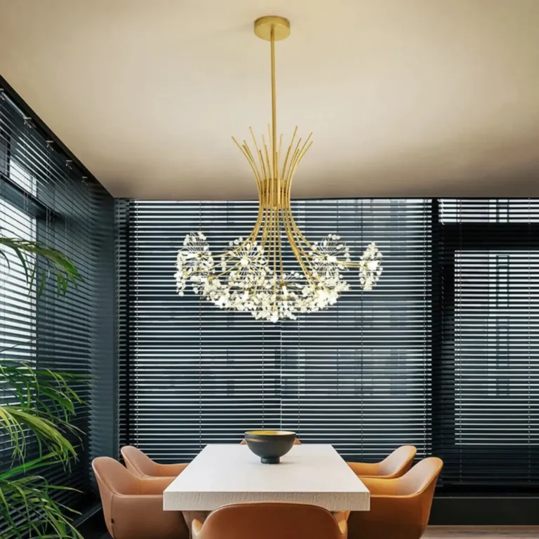 Dandelion Crystal Chandelier 13-19 Light Modern LED Ceiling Fixture6