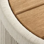 Modern Luxury Teak Wood Outdoor Sofa with Nylon Rope Frame11 (1)