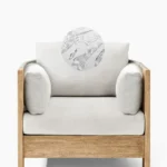 Modern Luxury Teak Wood Outdoor Sofa with Nylon Rope Frame13
